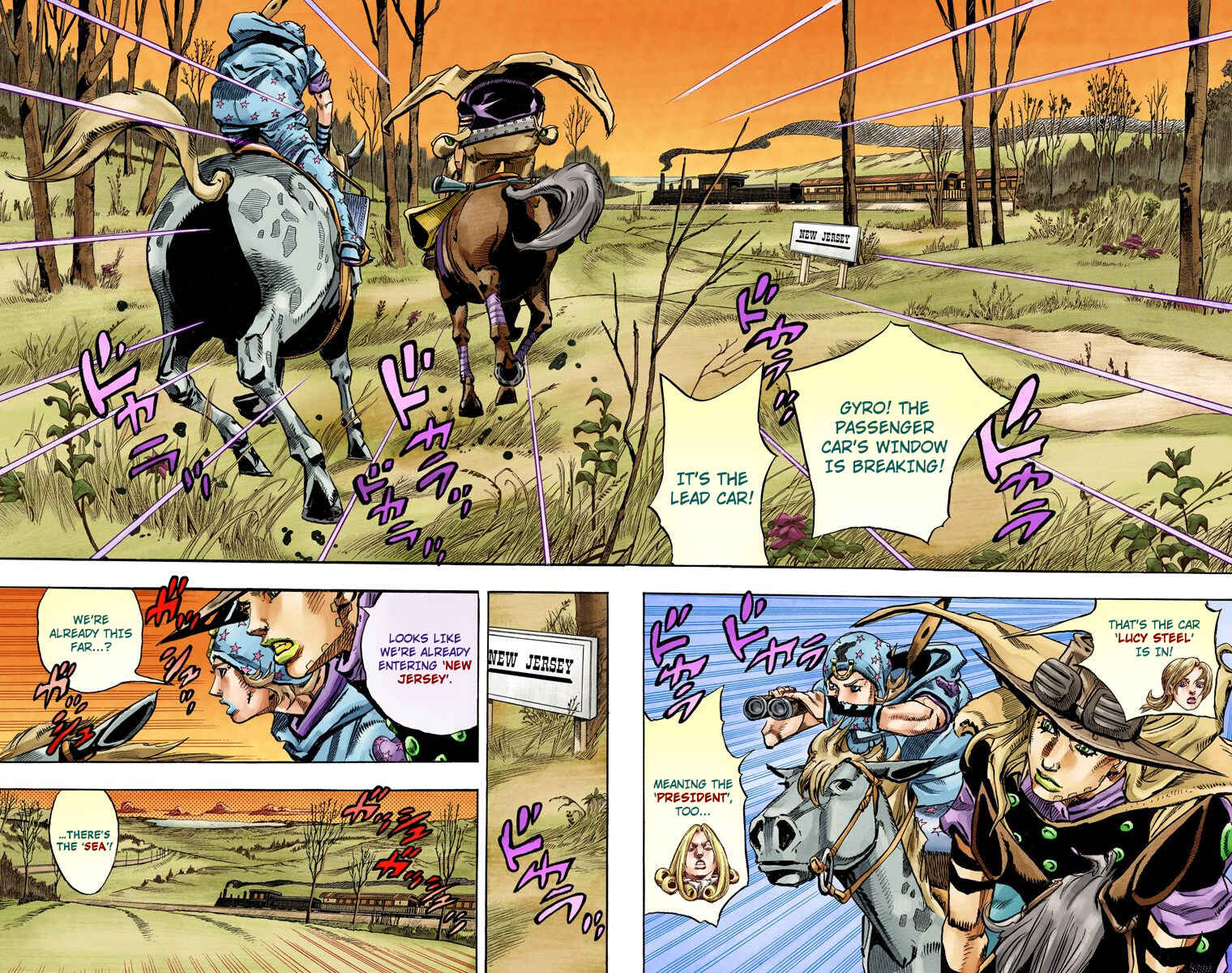 Page 10 Chapter 77 JoJos Bizarre Adventure, Part 7: Steel Ball Run (Official Colored)
