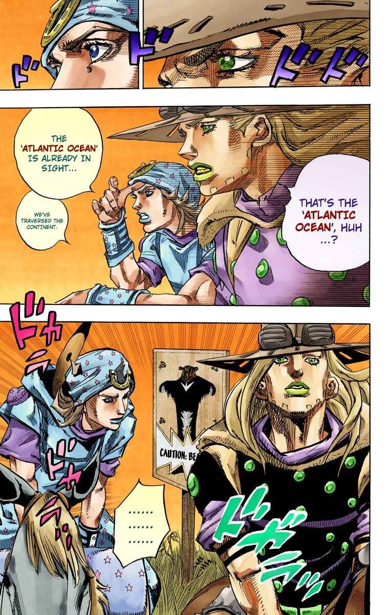 Page 12 Chapter 77 JoJos Bizarre Adventure, Part 7: Steel Ball Run (Official Colored)