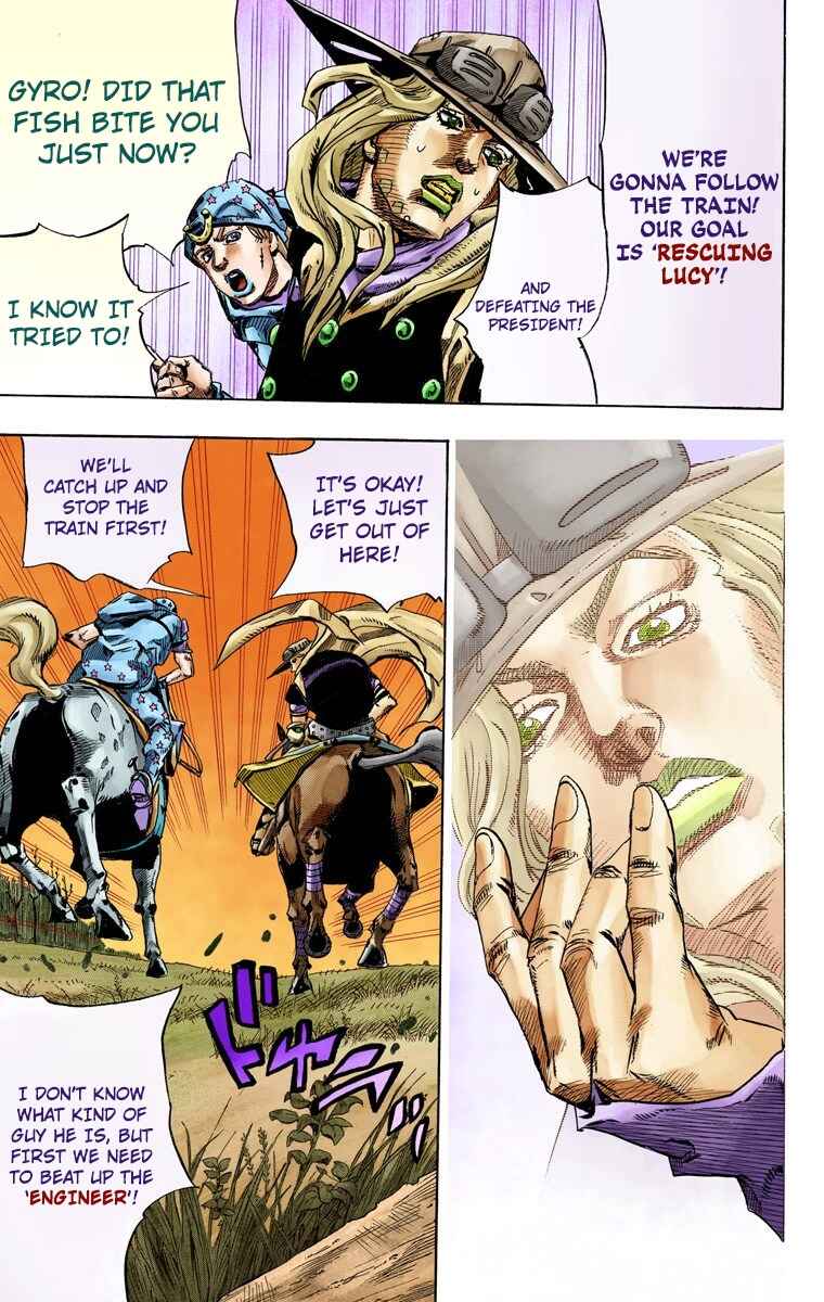Page 25 Chapter 77 JoJos Bizarre Adventure, Part 7: Steel Ball Run (Official Colored)