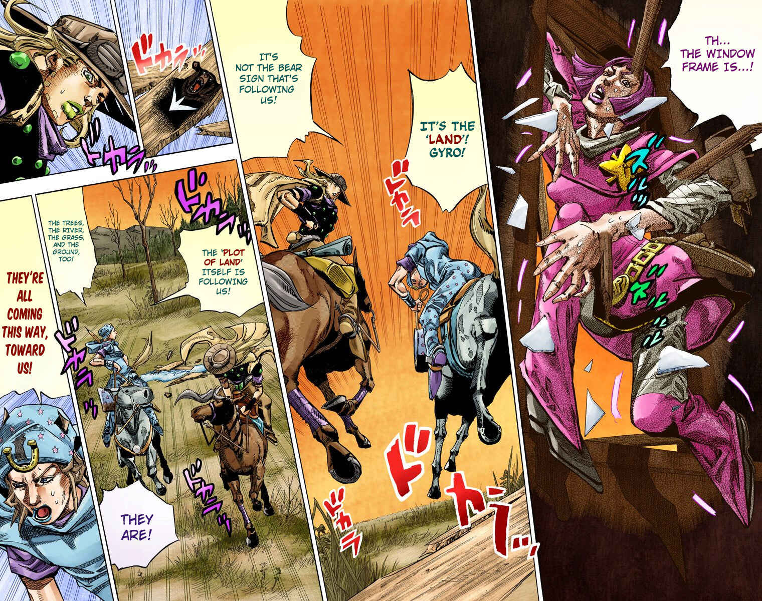 Page 38 Chapter 77 JoJos Bizarre Adventure, Part 7: Steel Ball Run (Official Colored)