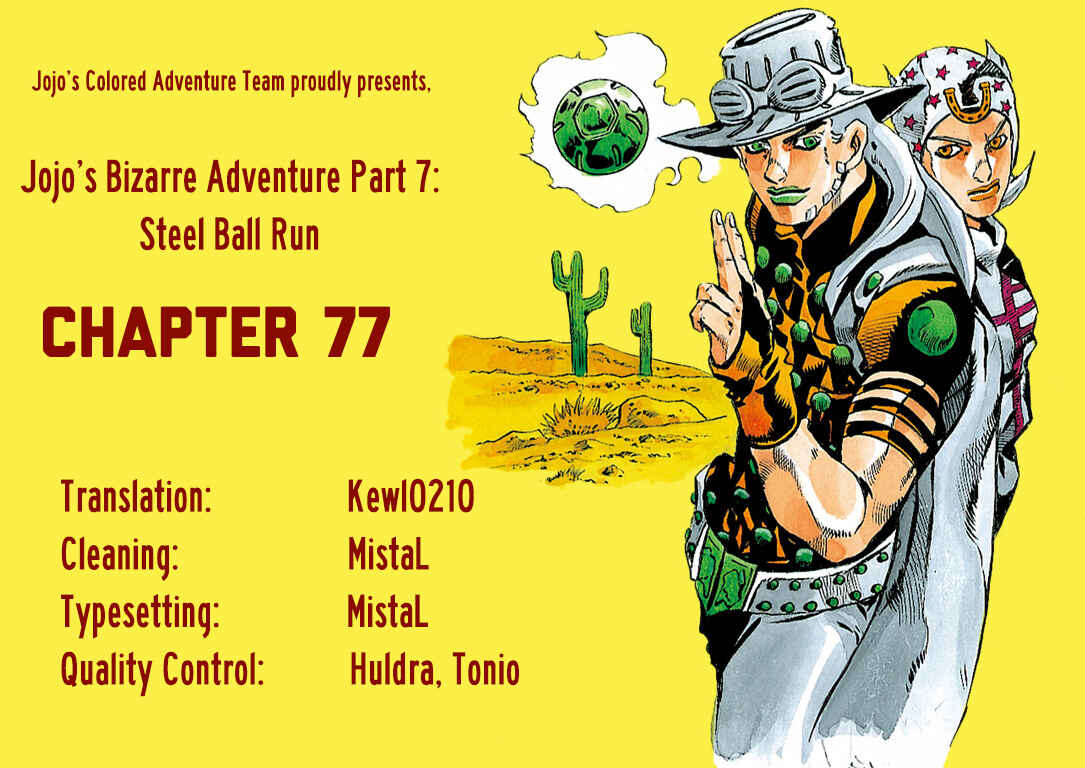 Page 41 Chapter 77 JoJos Bizarre Adventure, Part 7: Steel Ball Run (Official Colored)