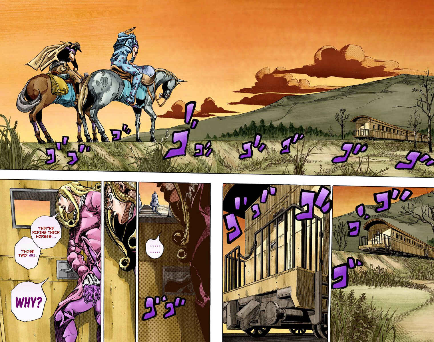 Page 8 Chapter 80 JoJos Bizarre Adventure, Part 7: Steel Ball Run (Official Colored)