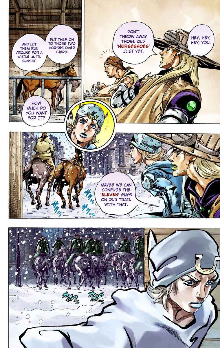 Page 20 Chapter 46 JoJos Bizarre Adventure, Part 7: Steel Ball Run (Official Colored)