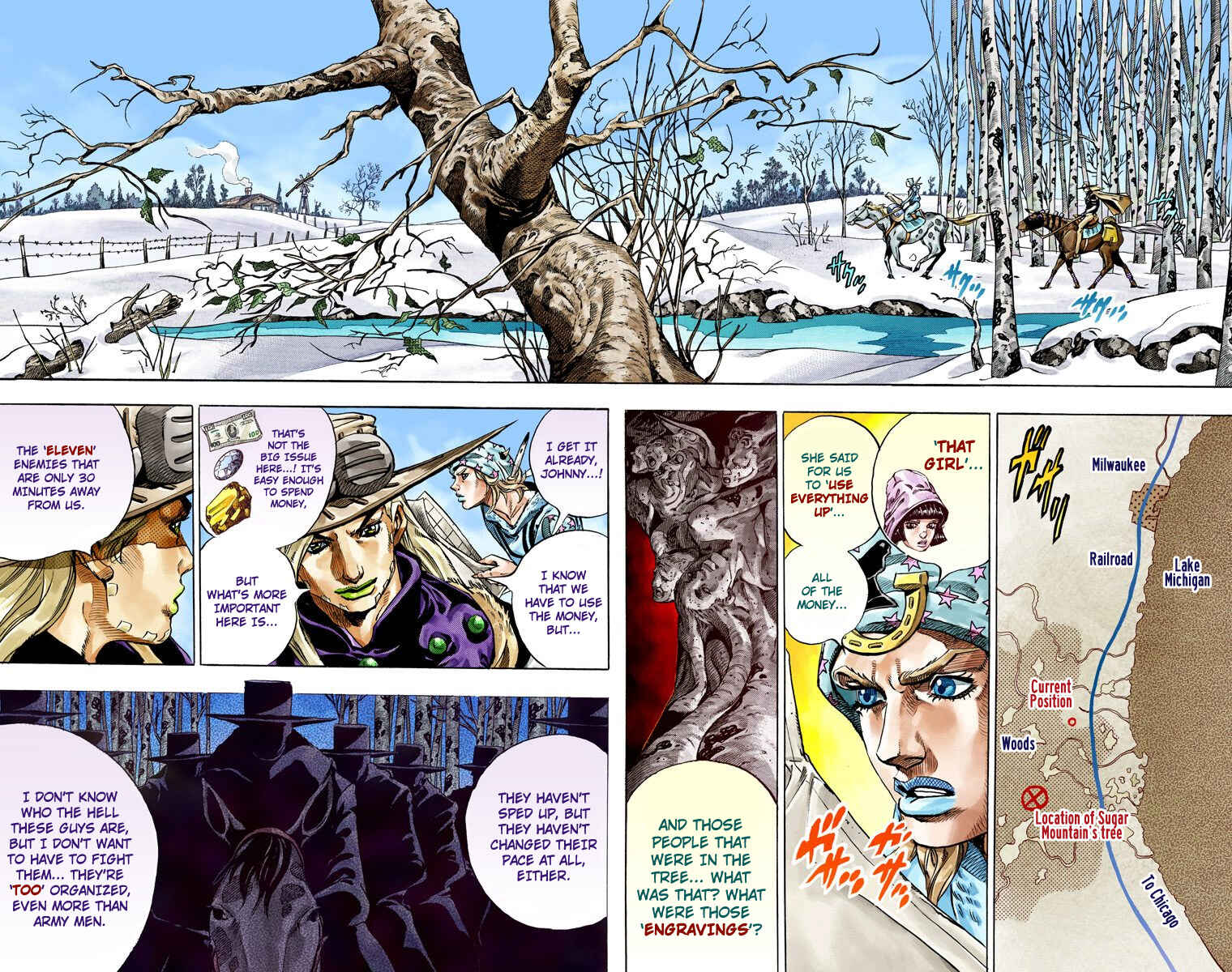Page 4 Chapter 46 JoJos Bizarre Adventure, Part 7: Steel Ball Run (Official Colored)