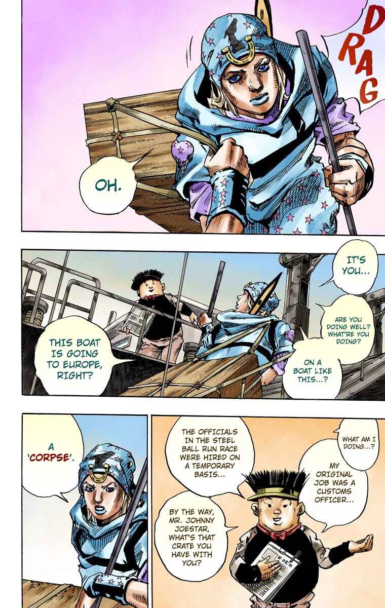 Page 35 Chapter 95 JoJos Bizarre Adventure, Part 7: Steel Ball Run (Official Colored)