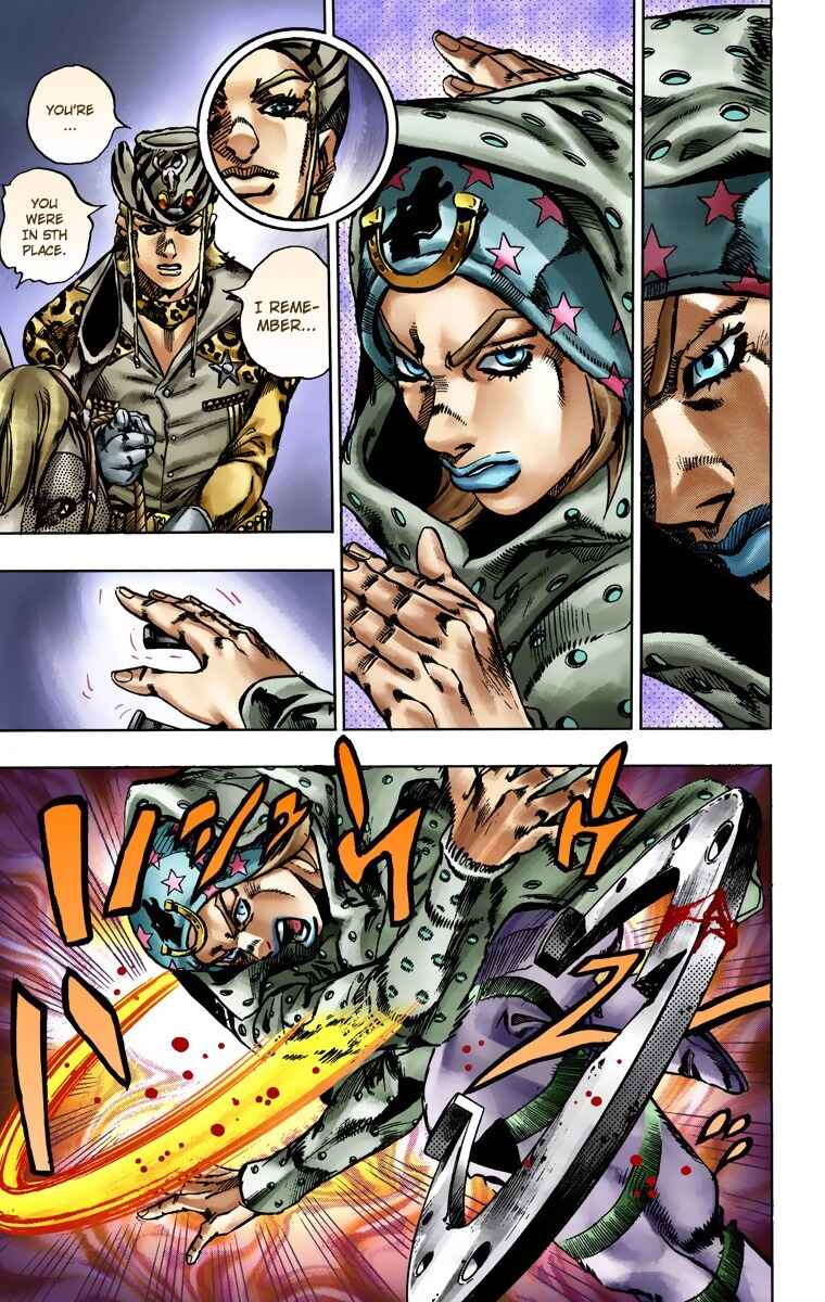 Page 16 Chapter 17 JoJos Bizarre Adventure, Part 7: Steel Ball Run (Official Colored)