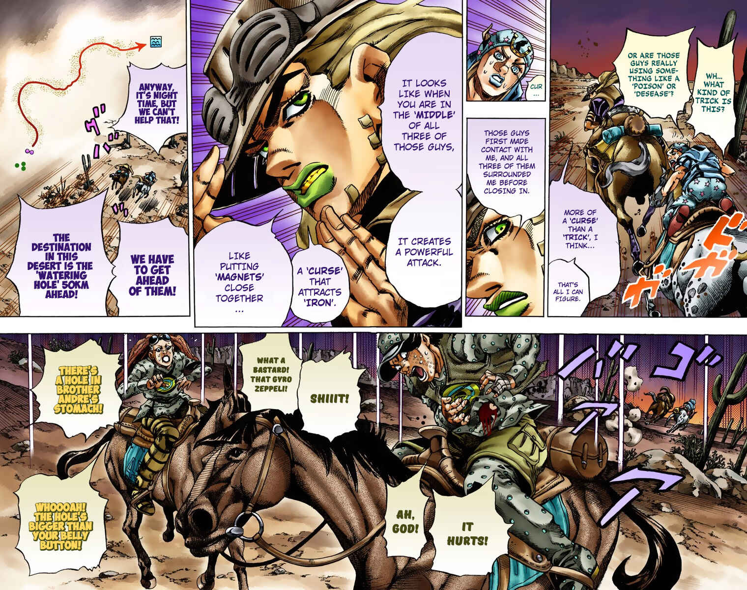 Page 3 Chapter 17 JoJos Bizarre Adventure, Part 7: Steel Ball Run (Official Colored)