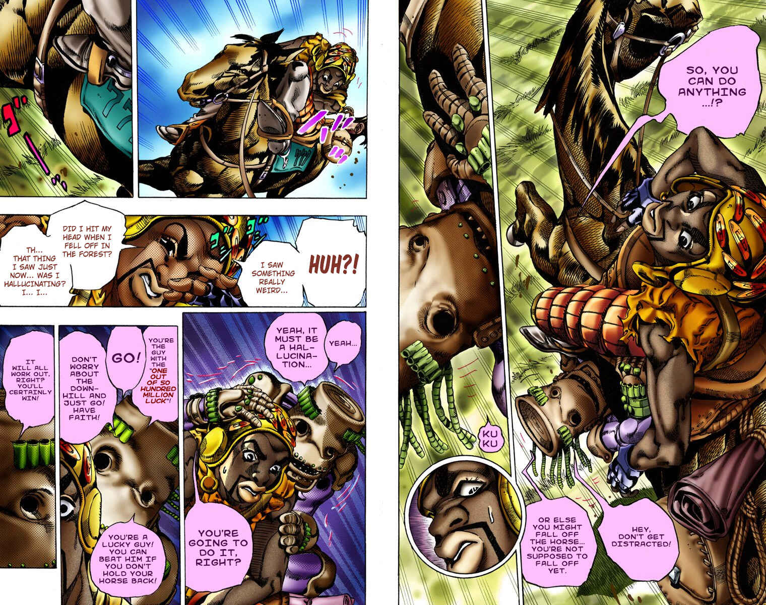 Page 8 Chapter 9 JoJos Bizarre Adventure, Part 7: Steel Ball Run (Official Colored)