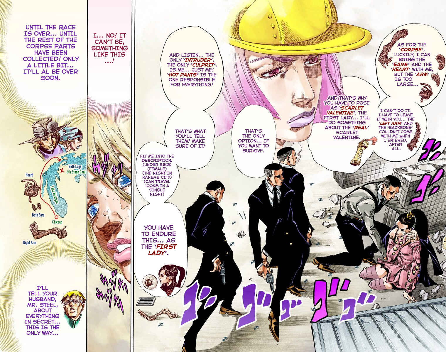 Page 48 Chapter 50 JoJos Bizarre Adventure, Part 7: Steel Ball Run (Official Colored)