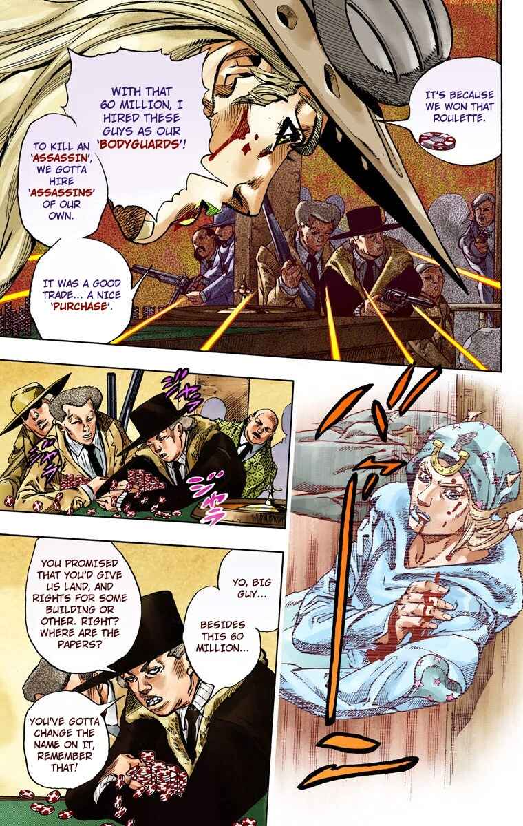 Page 33 Chapter 47 JoJos Bizarre Adventure, Part 7: Steel Ball Run (Official Colored)