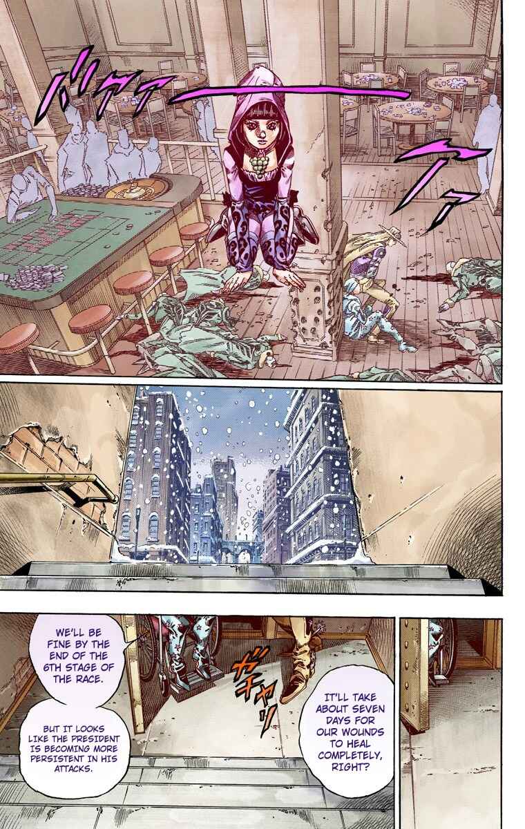 Page 35 Chapter 47 JoJos Bizarre Adventure, Part 7: Steel Ball Run (Official Colored)