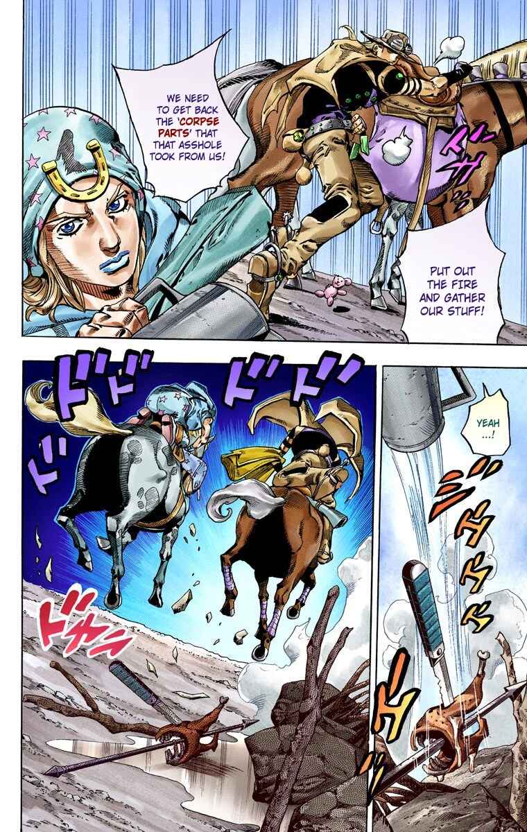 Page 12 Chapter 56 JoJos Bizarre Adventure, Part 7: Steel Ball Run (Official Colored)