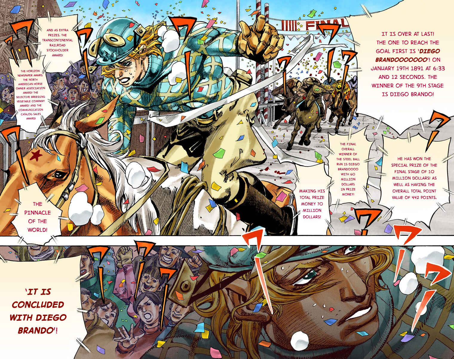 Page 32 Chapter 94 JoJos Bizarre Adventure, Part 7: Steel Ball Run (Official Colored)