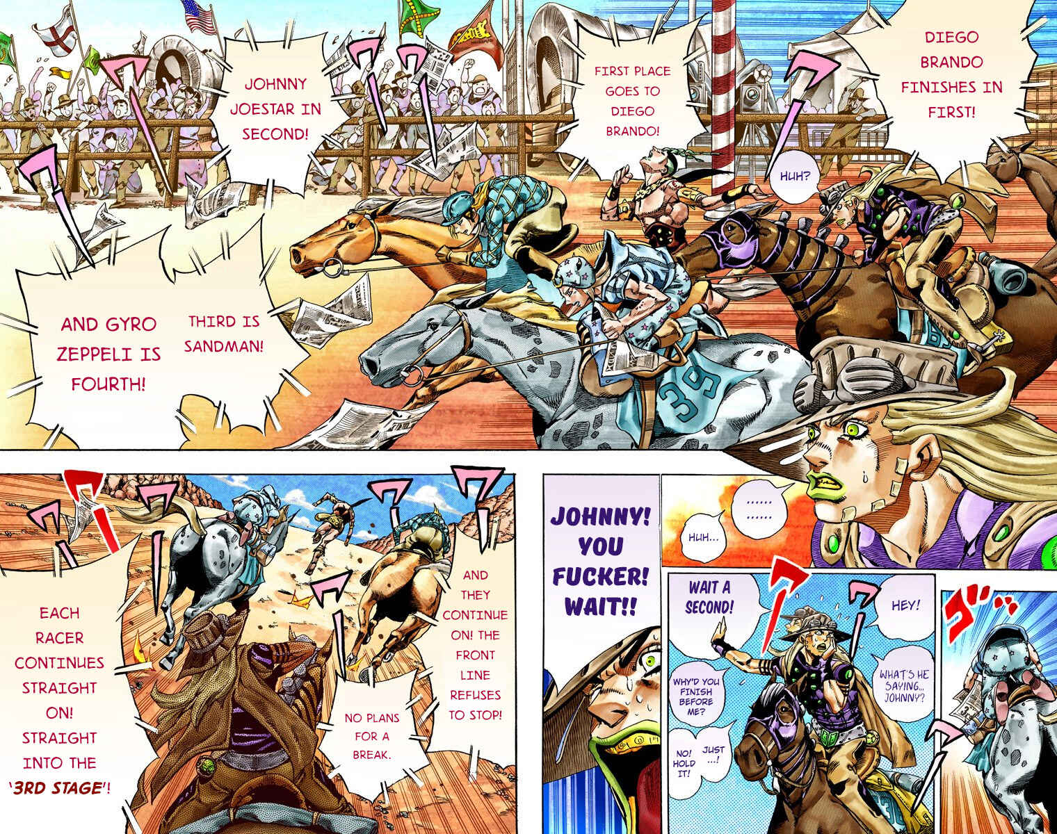 Page 11 Chapter 28 JoJos Bizarre Adventure, Part 7: Steel Ball Run (Official Colored)