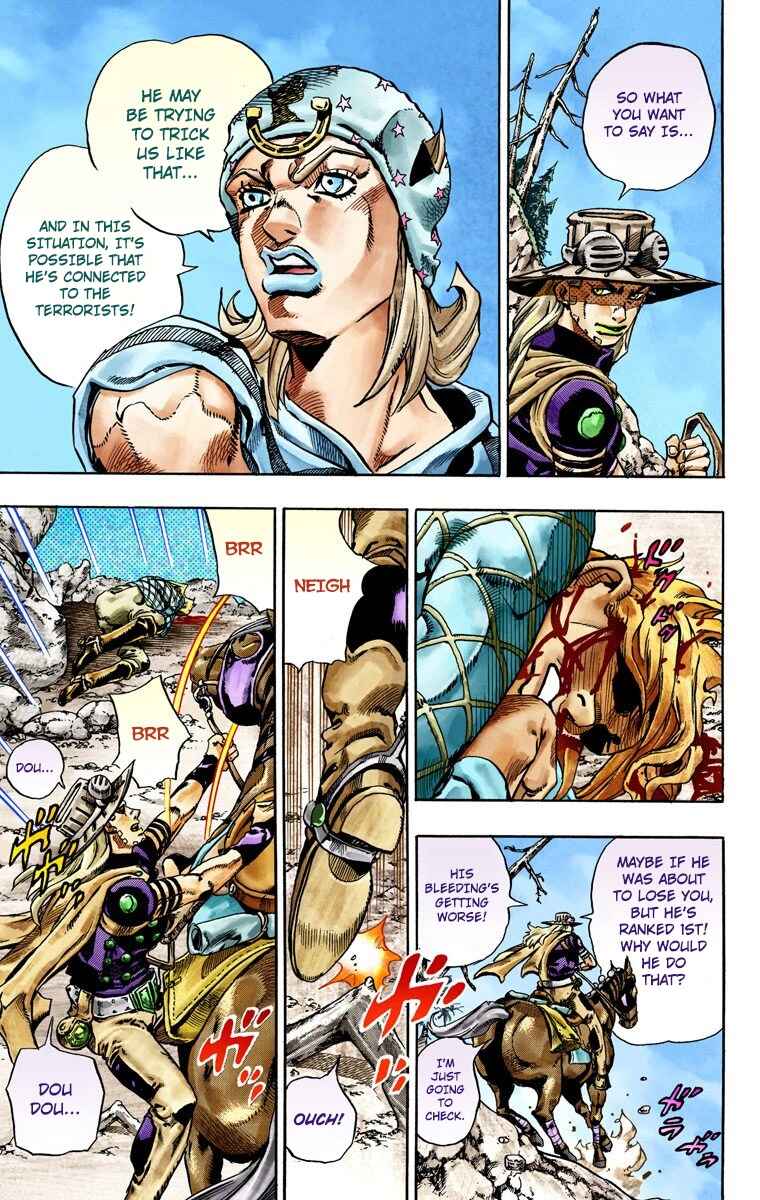 Page 25 Chapter 28 JoJos Bizarre Adventure, Part 7: Steel Ball Run (Official Colored)
