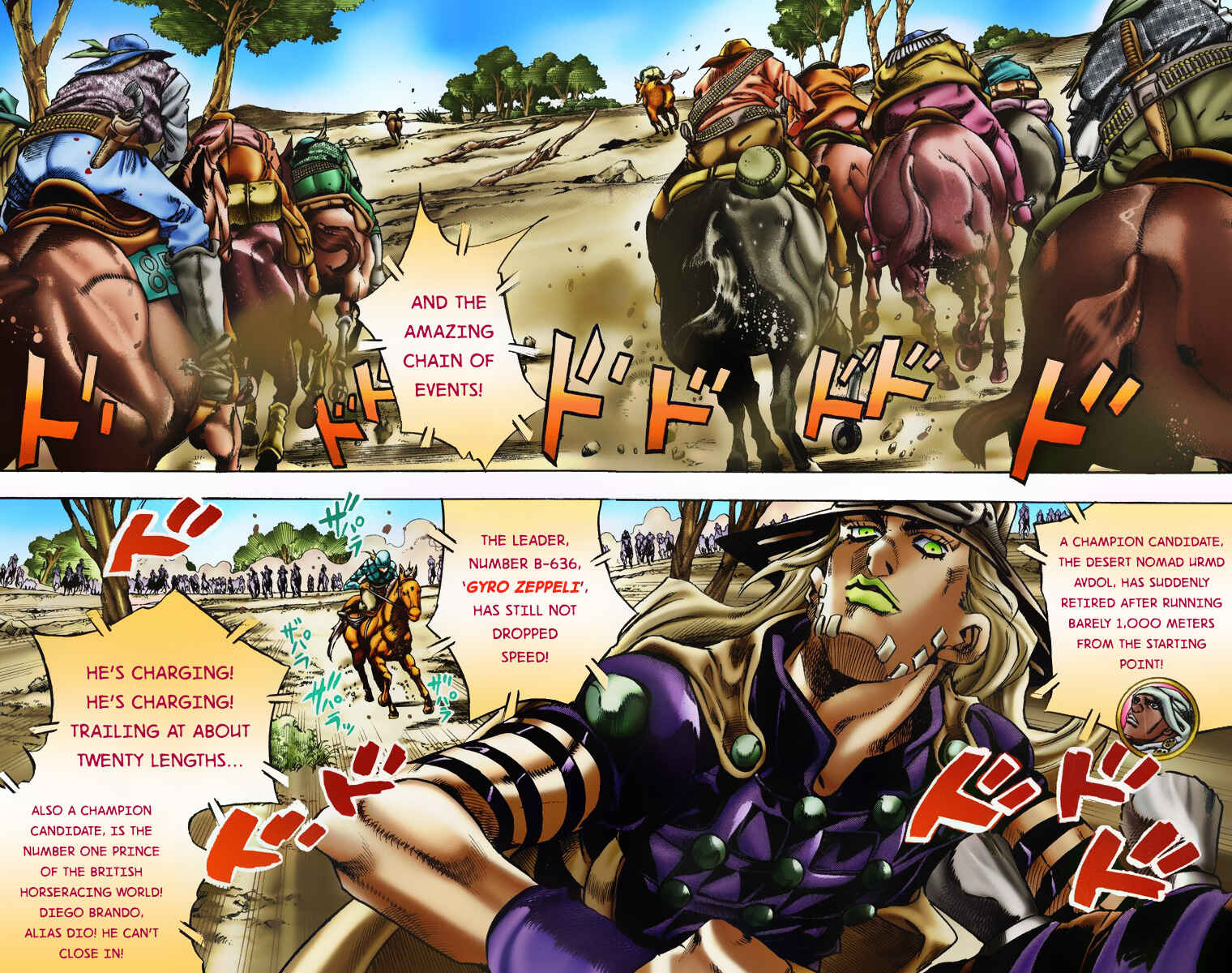 Page 4 Chapter 6 JoJos Bizarre Adventure, Part 7: Steel Ball Run (Official Colored)