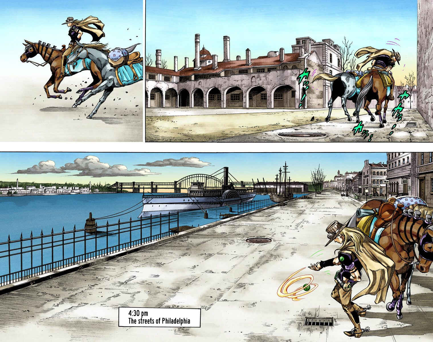 Page 3 Chapter 72 JoJos Bizarre Adventure, Part 7: Steel Ball Run (Official Colored)