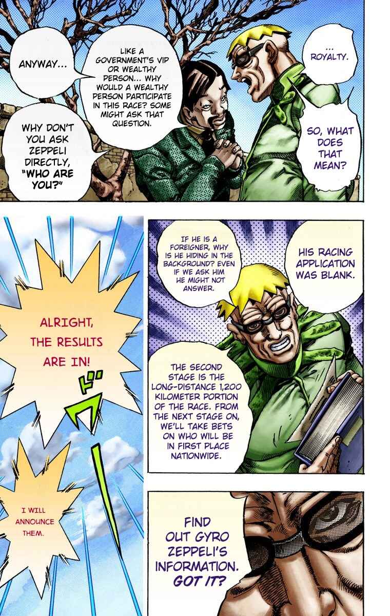 Page 10 Chapter 12 JoJos Bizarre Adventure, Part 7: Steel Ball Run (Official Colored)