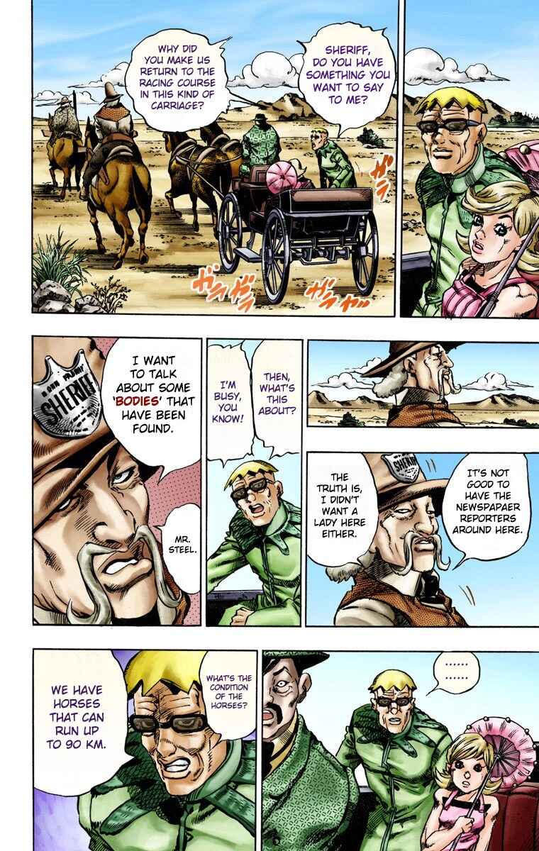 Page 28 Chapter 12 JoJos Bizarre Adventure, Part 7: Steel Ball Run (Official Colored)