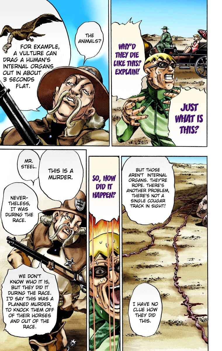 Page 34 Chapter 12 JoJos Bizarre Adventure, Part 7: Steel Ball Run (Official Colored)