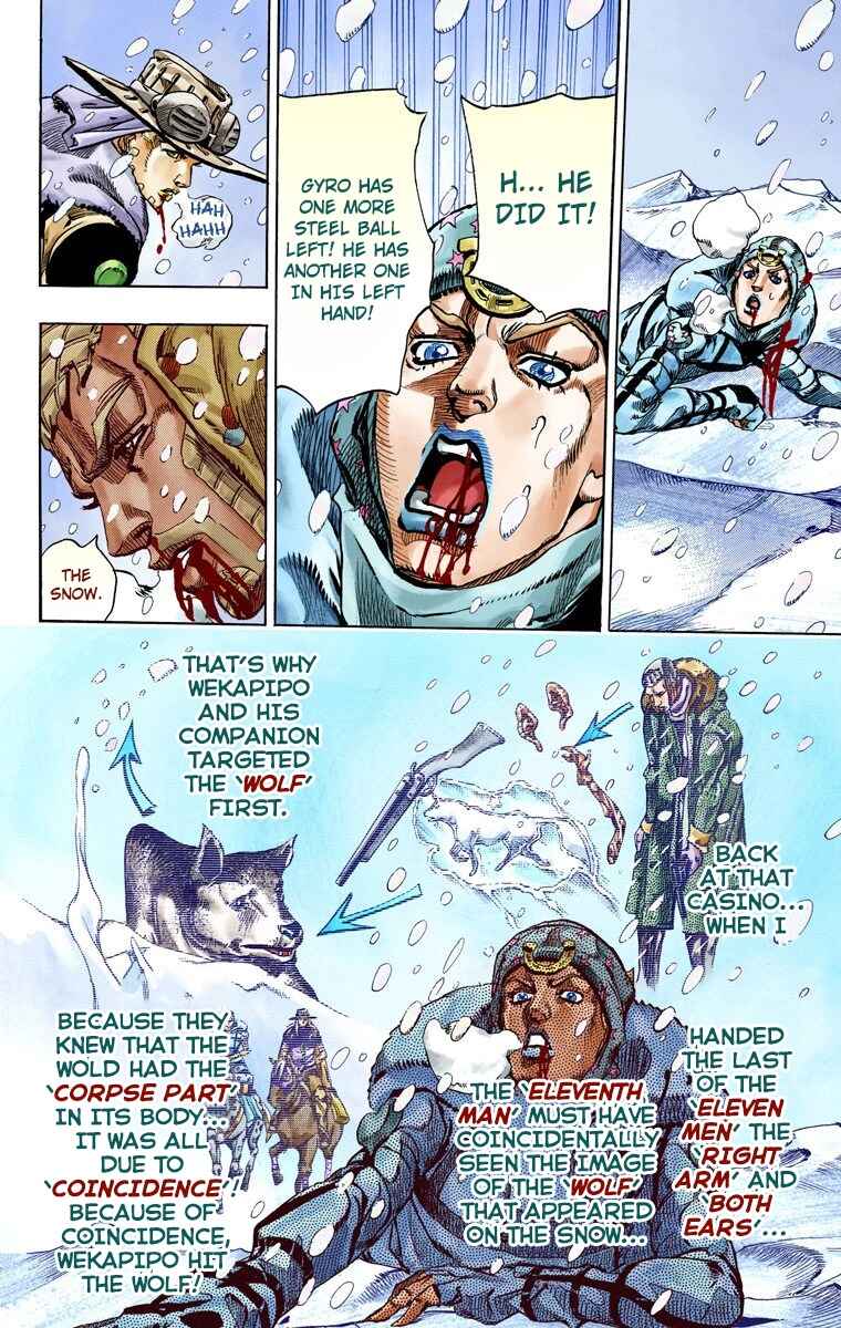 Page 35 Chapter 54 JoJos Bizarre Adventure, Part 7: Steel Ball Run (Official Colored)