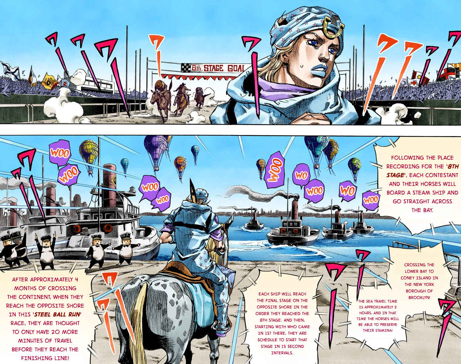 Page 23 Chapter 91 JoJos Bizarre Adventure, Part 7: Steel Ball Run (Official Colored)