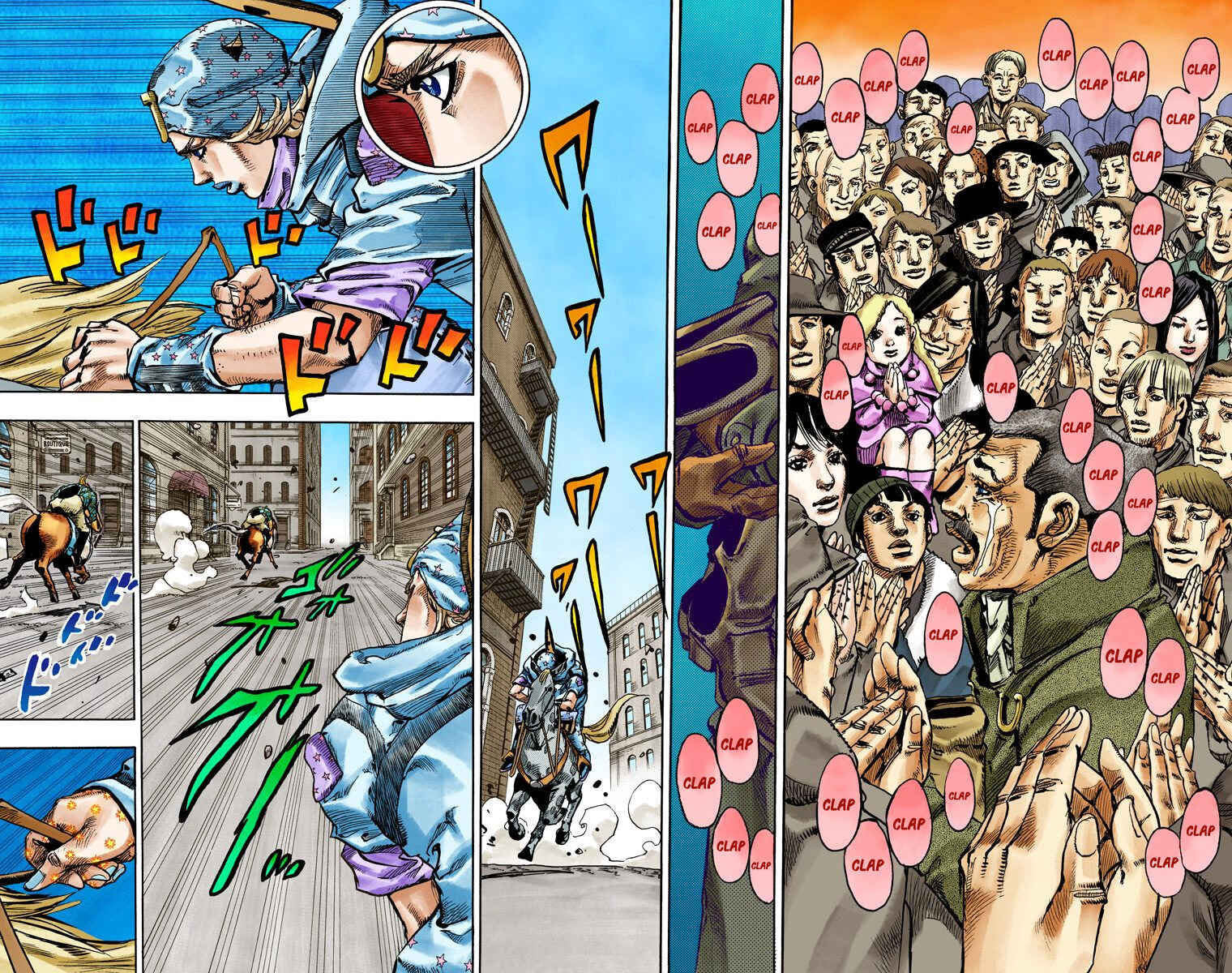 Page 38 Chapter 91 JoJos Bizarre Adventure, Part 7: Steel Ball Run (Official Colored)