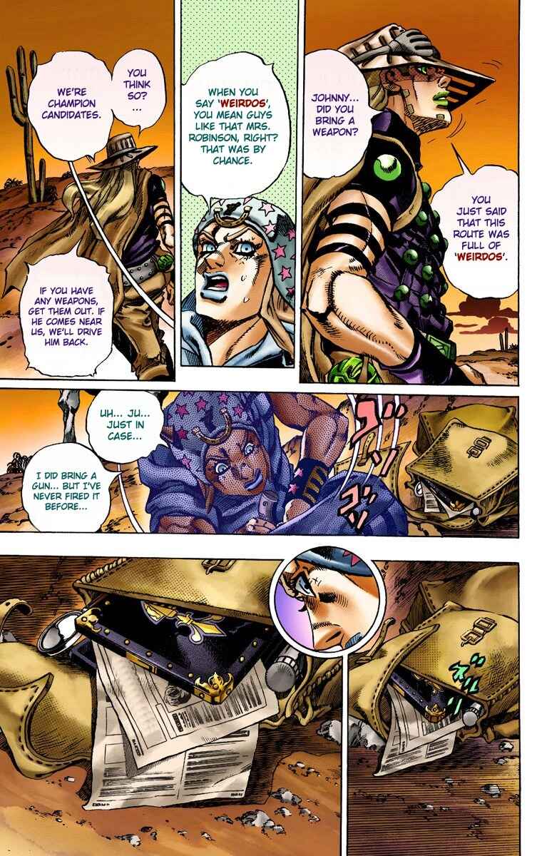 Page 10 Chapter 15 JoJos Bizarre Adventure, Part 7: Steel Ball Run (Official Colored)