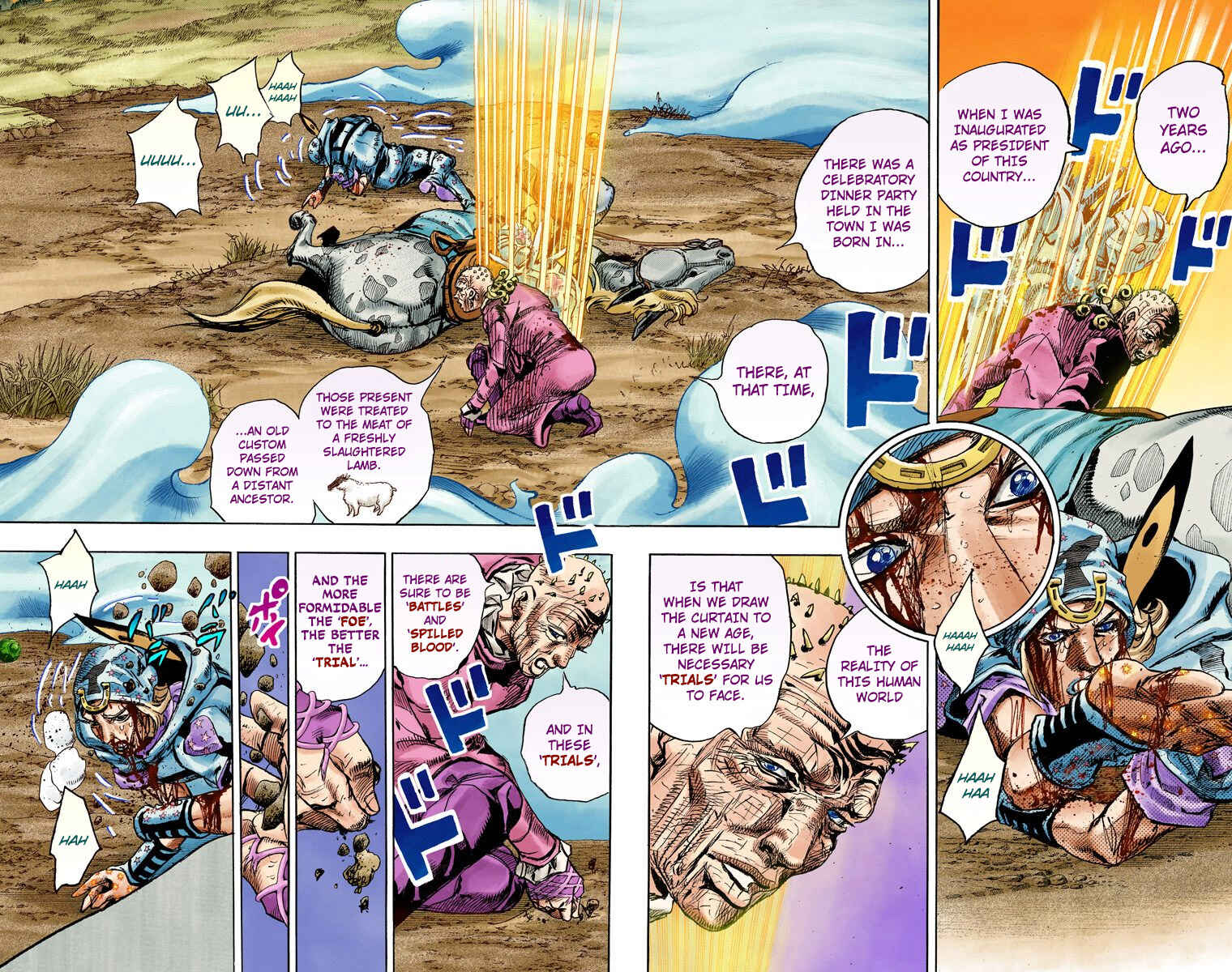 Page 22 Chapter 85 JoJos Bizarre Adventure, Part 7: Steel Ball Run (Official Colored)