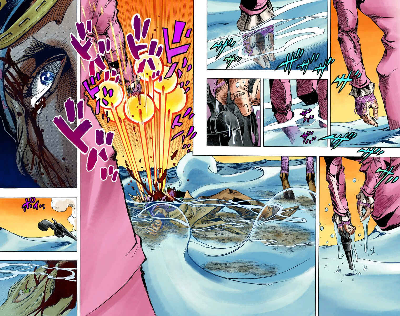Page 4 Chapter 85 JoJos Bizarre Adventure, Part 7: Steel Ball Run (Official Colored)