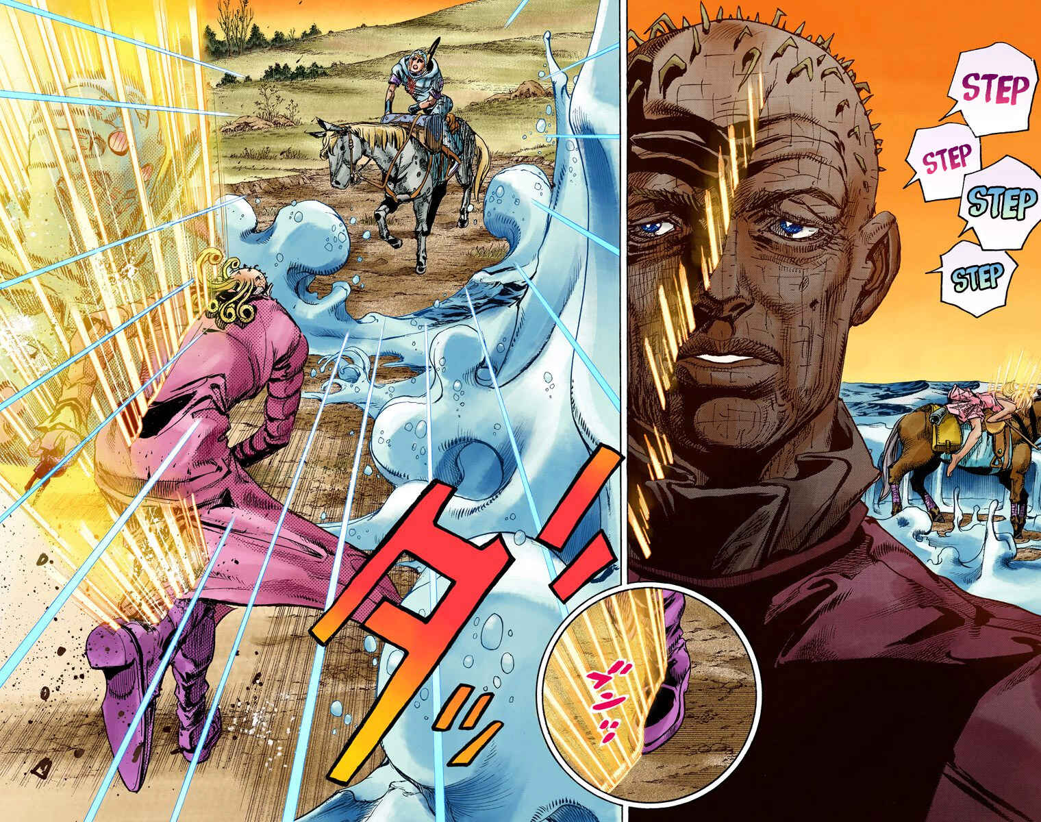 Page 7 Chapter 85 JoJos Bizarre Adventure, Part 7: Steel Ball Run (Official Colored)