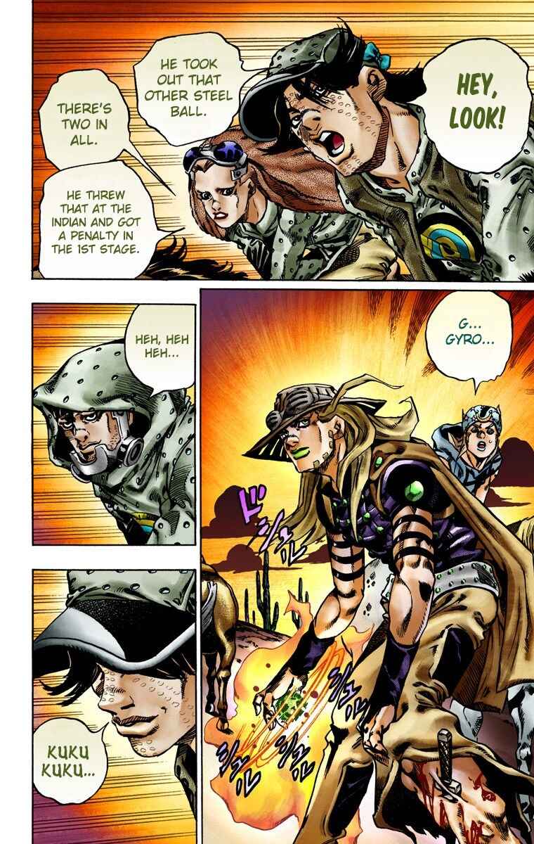 Page 22 Chapter 16 JoJos Bizarre Adventure, Part 7: Steel Ball Run (Official Colored)