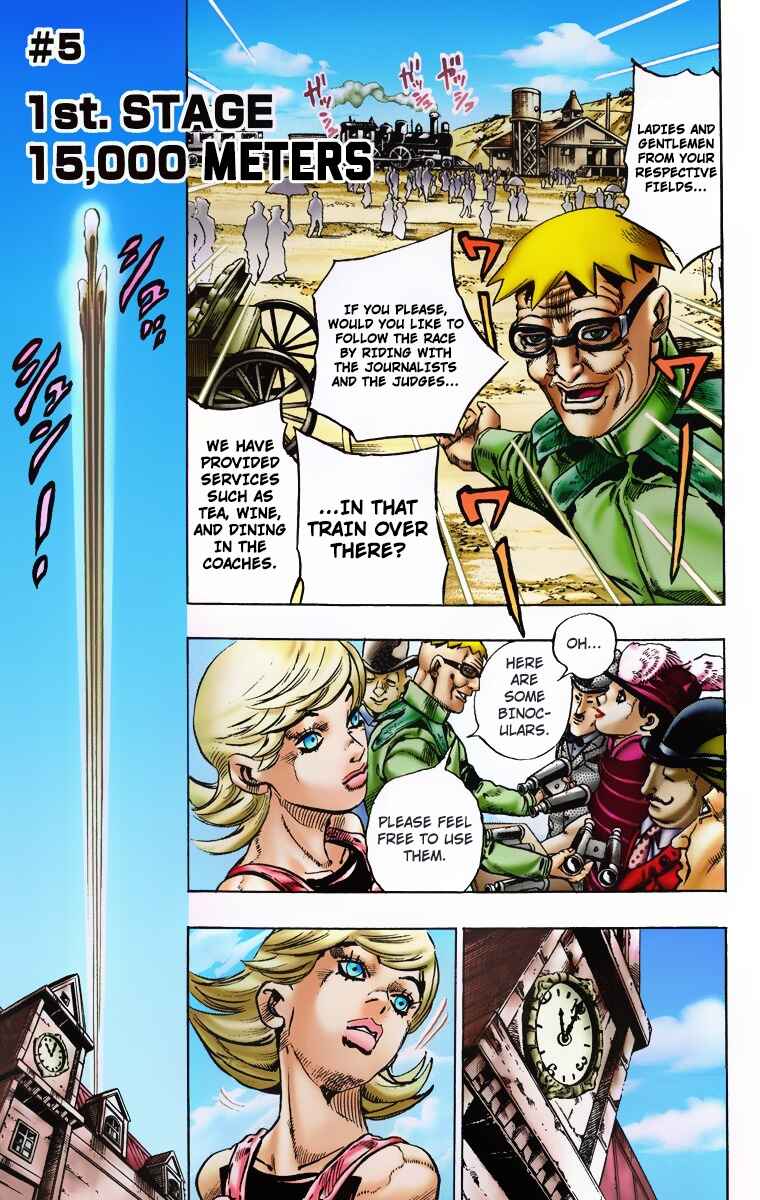 Page 2 Chapter 5 JoJos Bizarre Adventure, Part 7: Steel Ball Run (Official Colored)