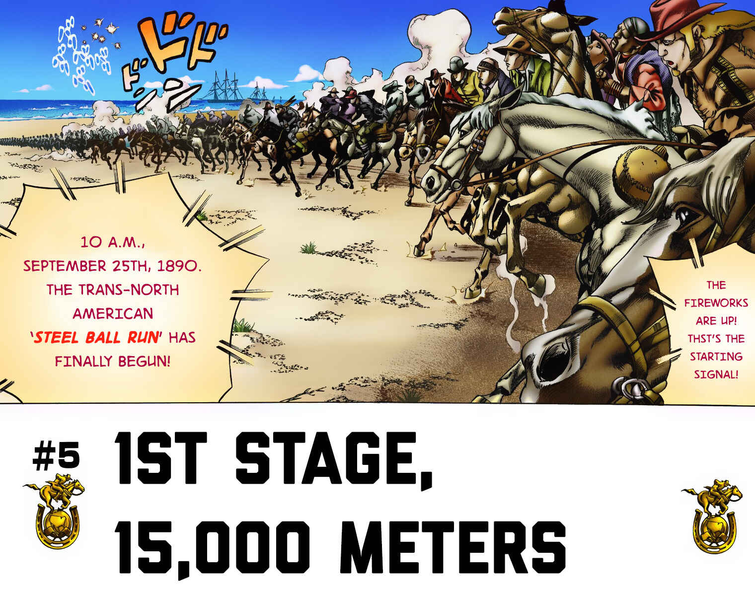 Page 3 Chapter 5 JoJos Bizarre Adventure, Part 7: Steel Ball Run (Official Colored)