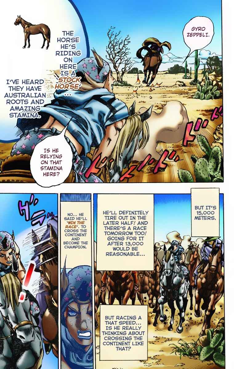 Page 9 Chapter 5 JoJos Bizarre Adventure, Part 7: Steel Ball Run (Official Colored)