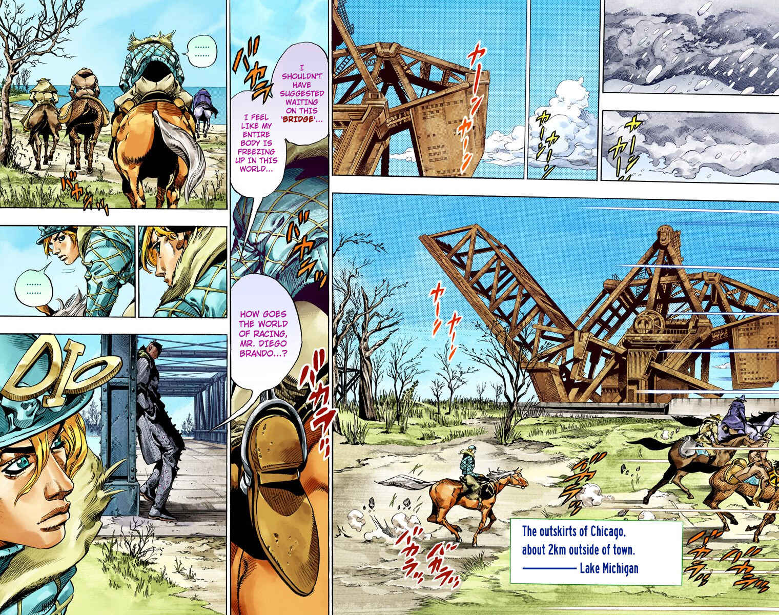 Page 23 Chapter 48 JoJos Bizarre Adventure, Part 7: Steel Ball Run (Official Colored)