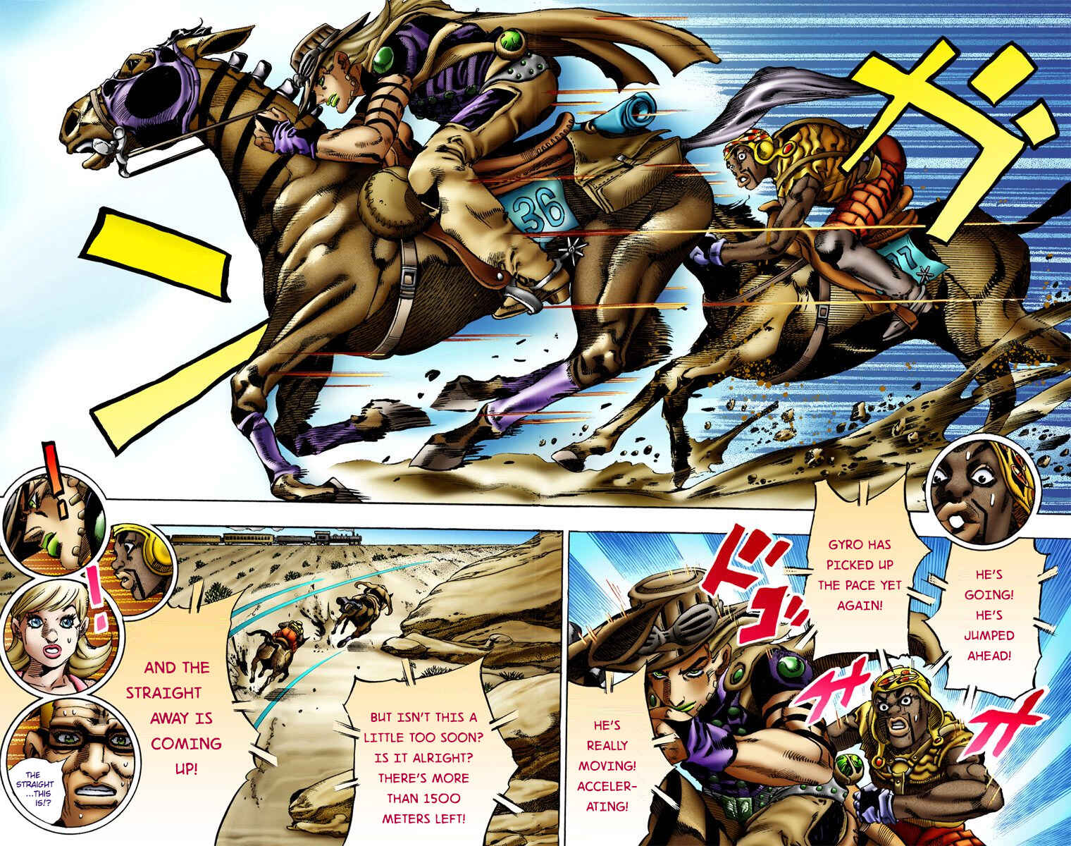 Page 14 Chapter 10 JoJos Bizarre Adventure, Part 7: Steel Ball Run (Official Colored)