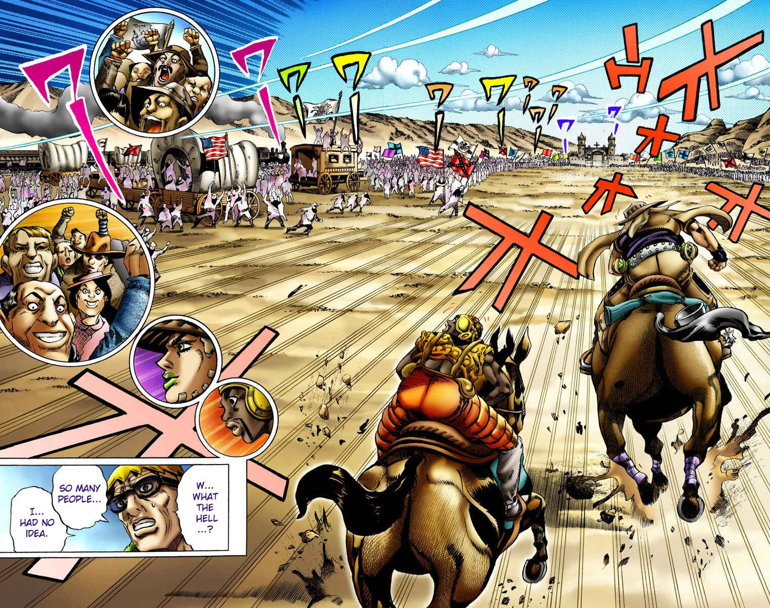 Page 15 Chapter 10 JoJos Bizarre Adventure, Part 7: Steel Ball Run (Official Colored)