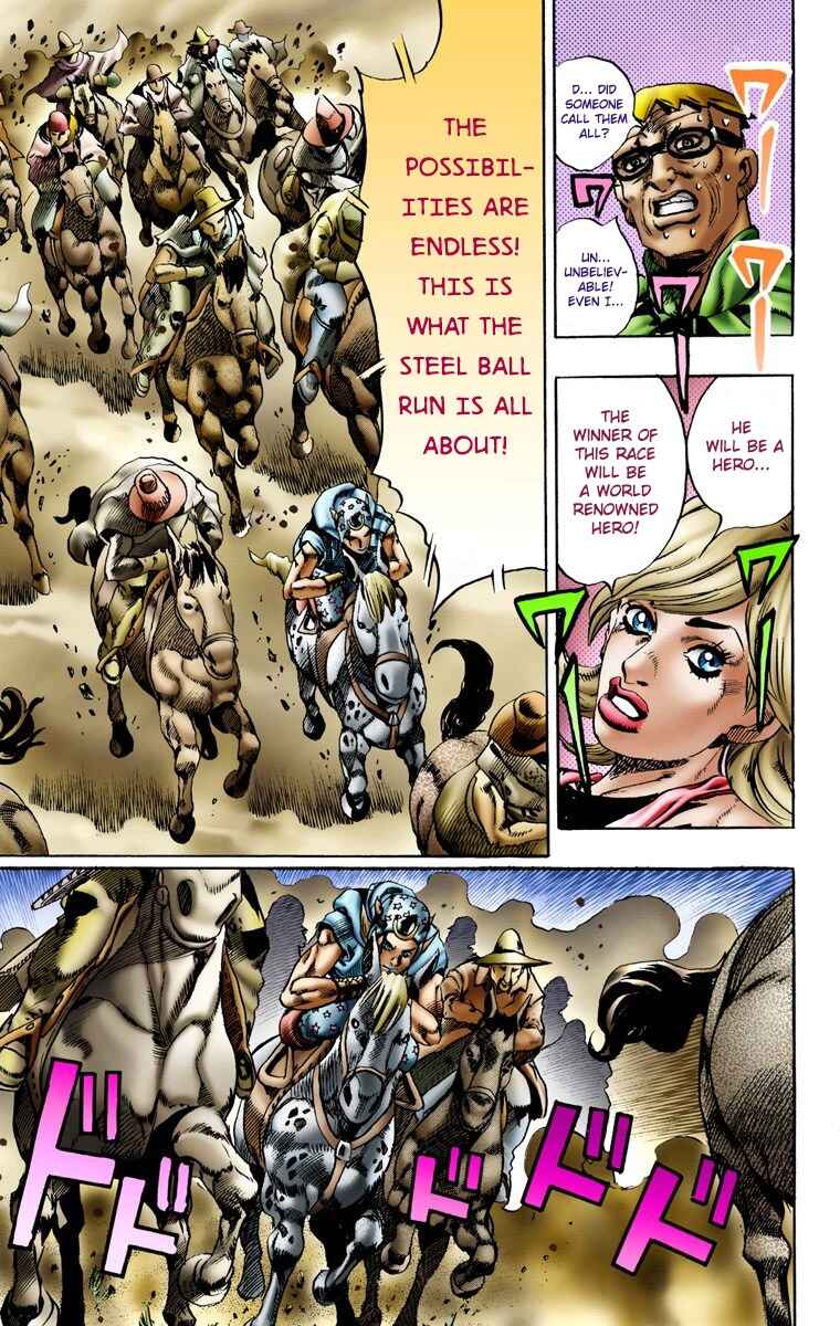 Page 17 Chapter 10 JoJos Bizarre Adventure, Part 7: Steel Ball Run (Official Colored)
