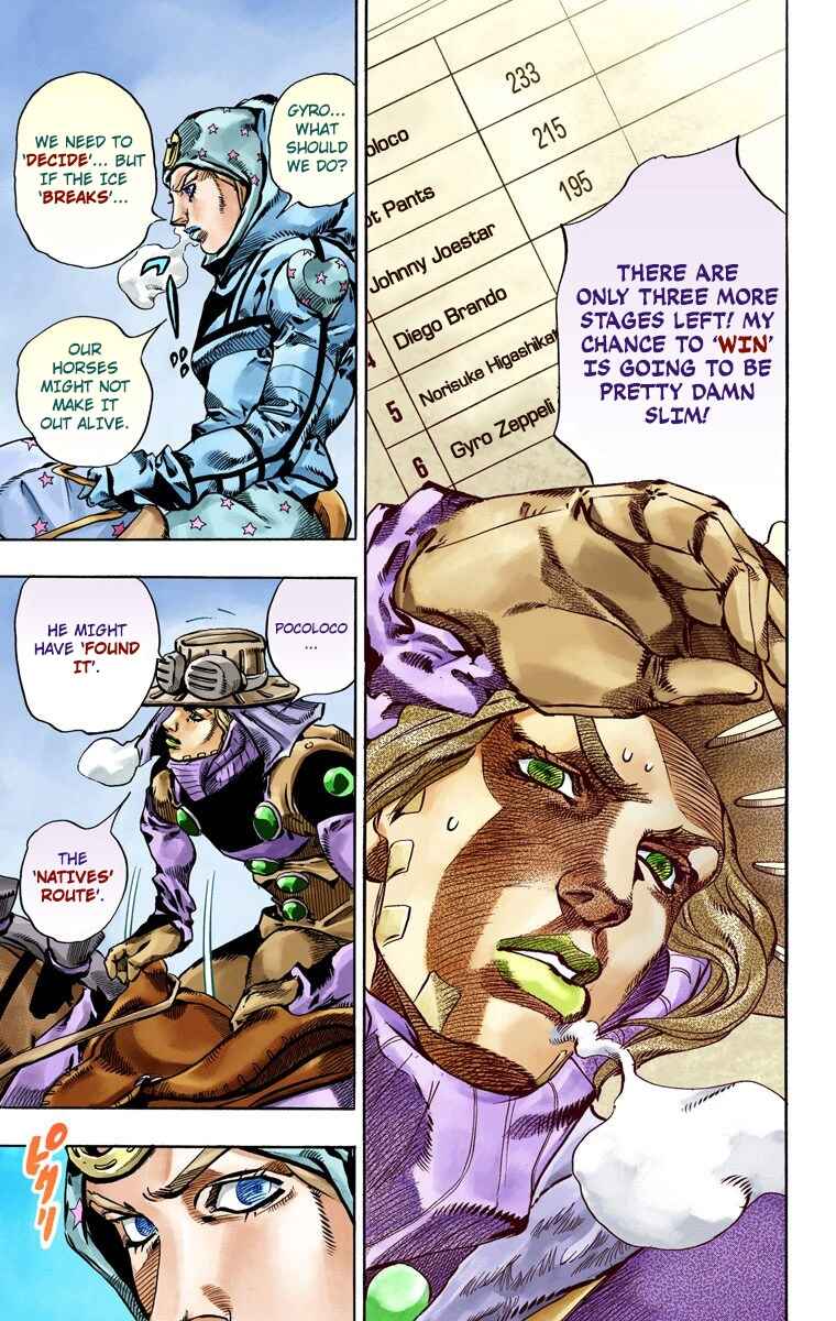 Page 36 Chapter 51 JoJos Bizarre Adventure, Part 7: Steel Ball Run (Official Colored)