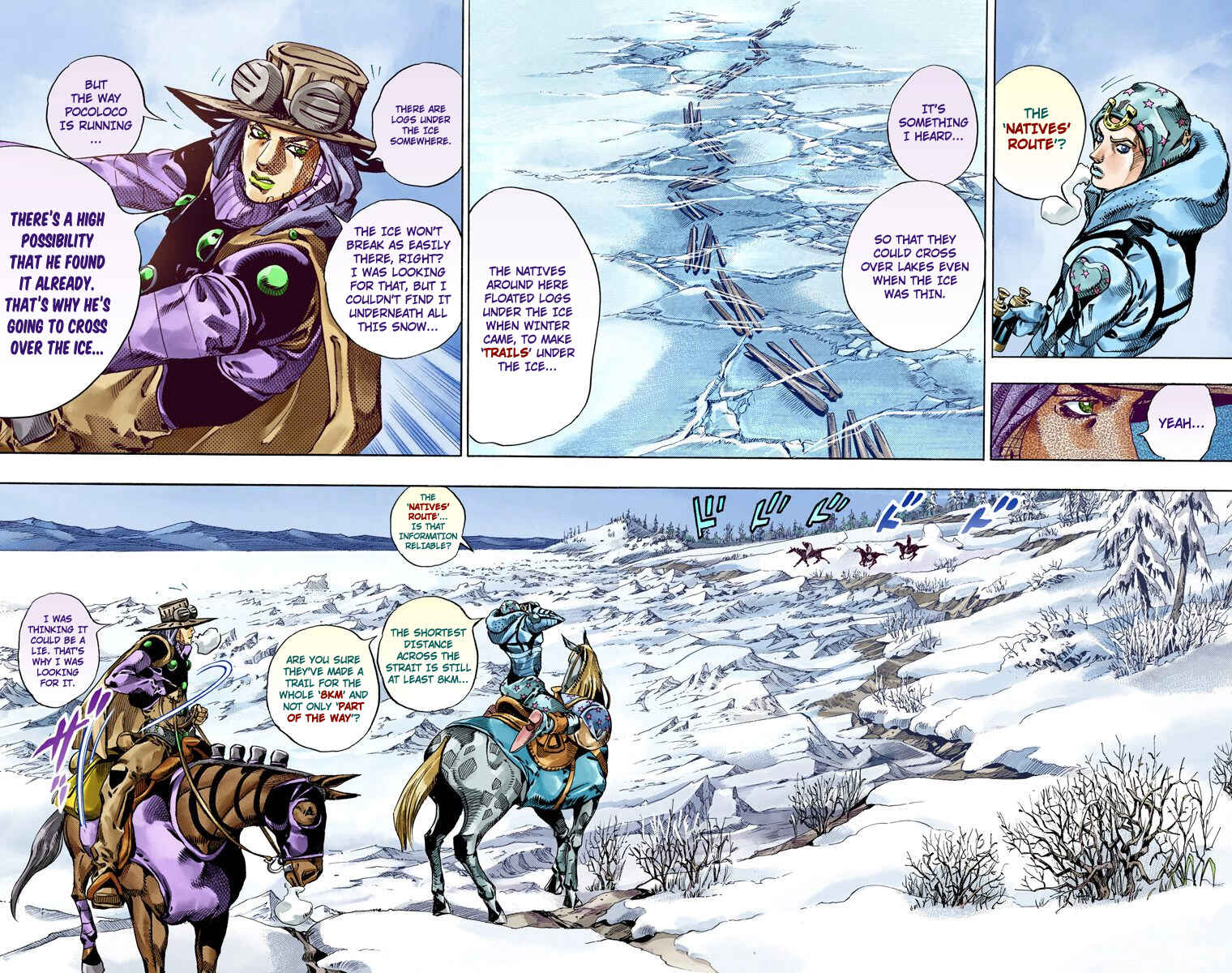 Page 37 Chapter 51 JoJos Bizarre Adventure, Part 7: Steel Ball Run (Official Colored)