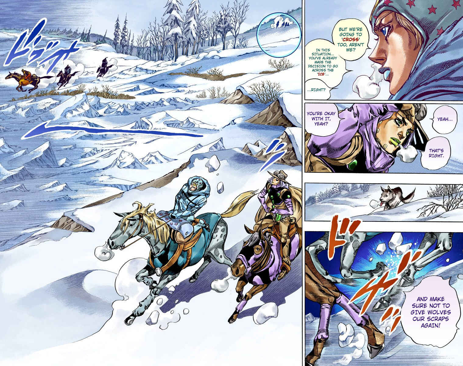 Page 38 Chapter 51 JoJos Bizarre Adventure, Part 7: Steel Ball Run (Official Colored)