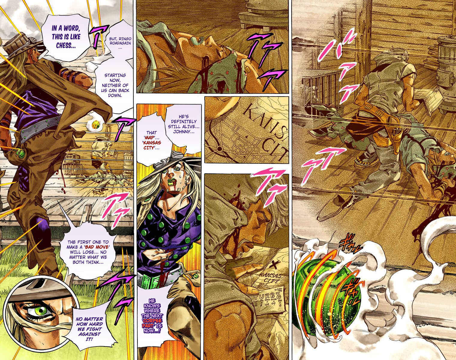 Page 20 Chapter 35 JoJos Bizarre Adventure, Part 7: Steel Ball Run (Official Colored)