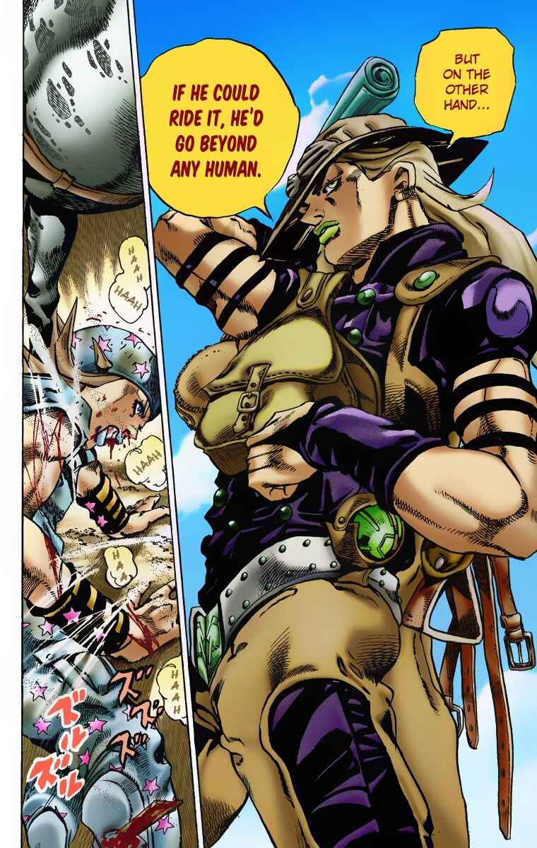 Page 12 Chapter 4 JoJos Bizarre Adventure, Part 7: Steel Ball Run (Official Colored)