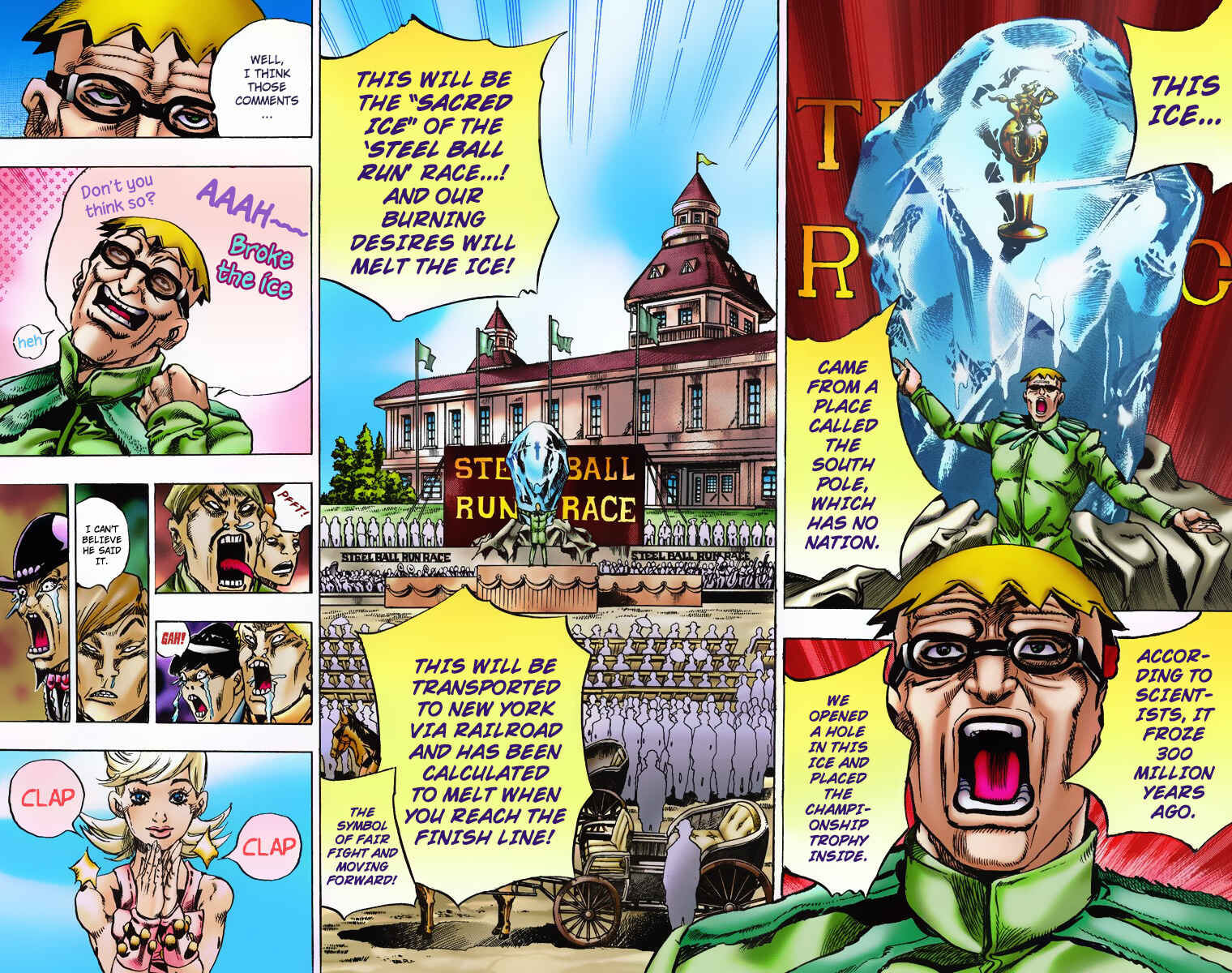 Page 19 Chapter 4 JoJos Bizarre Adventure, Part 7: Steel Ball Run (Official Colored)