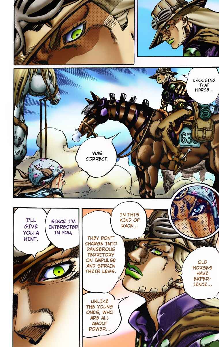 Page 23 Chapter 4 JoJos Bizarre Adventure, Part 7: Steel Ball Run (Official Colored)