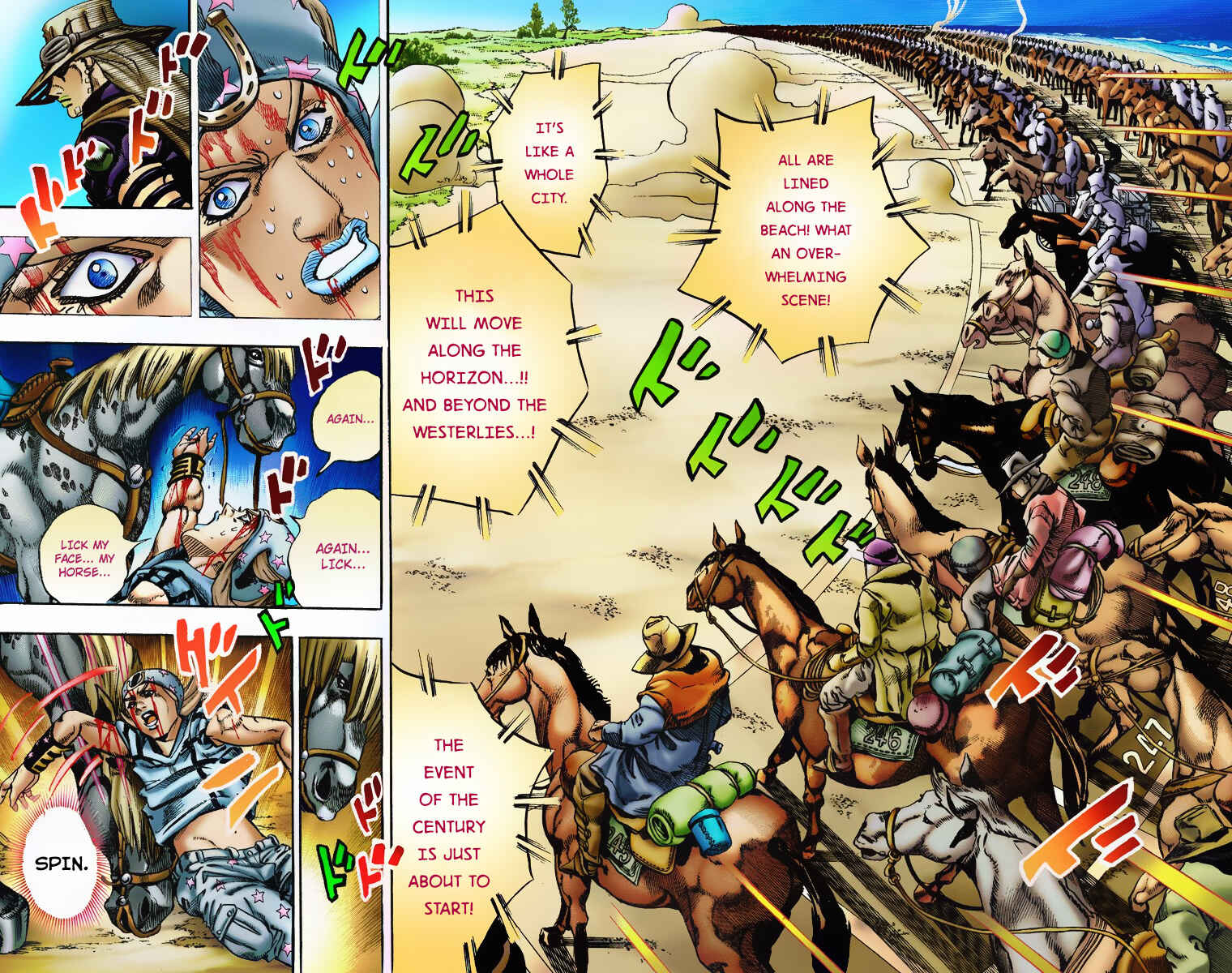 Page 25 Chapter 4 JoJos Bizarre Adventure, Part 7: Steel Ball Run (Official Colored)