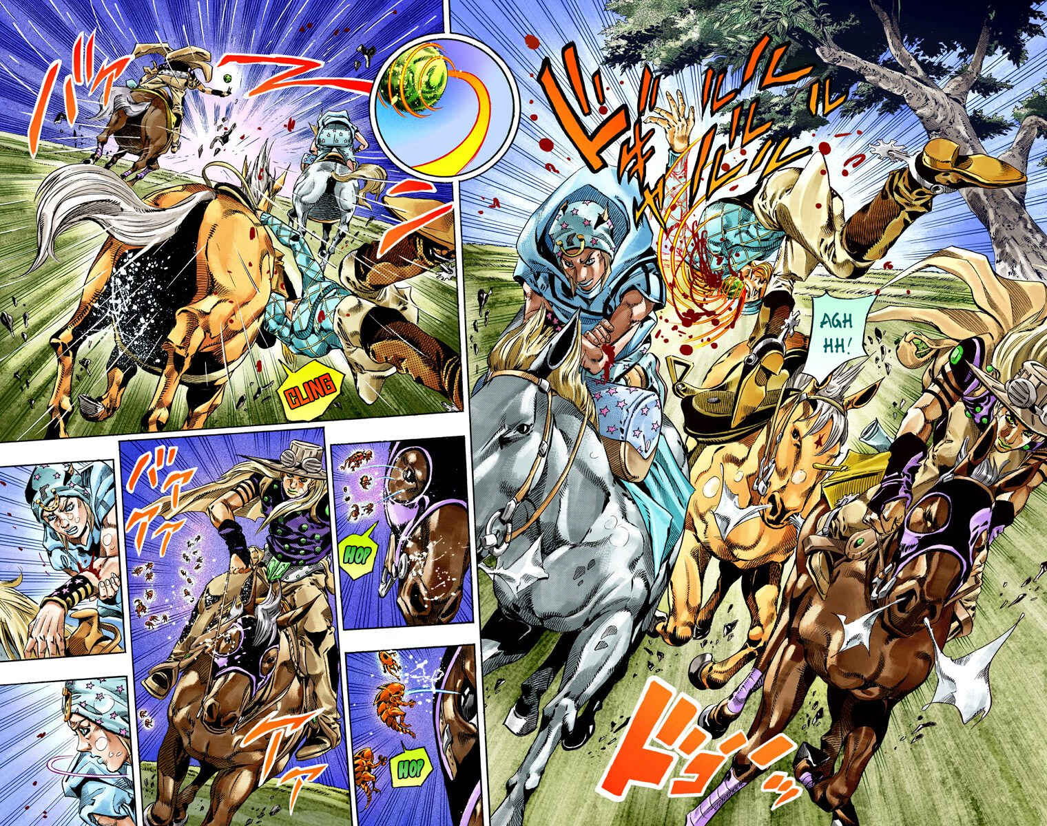 Page 15 Chapter 39 JoJos Bizarre Adventure, Part 7: Steel Ball Run (Official Colored)