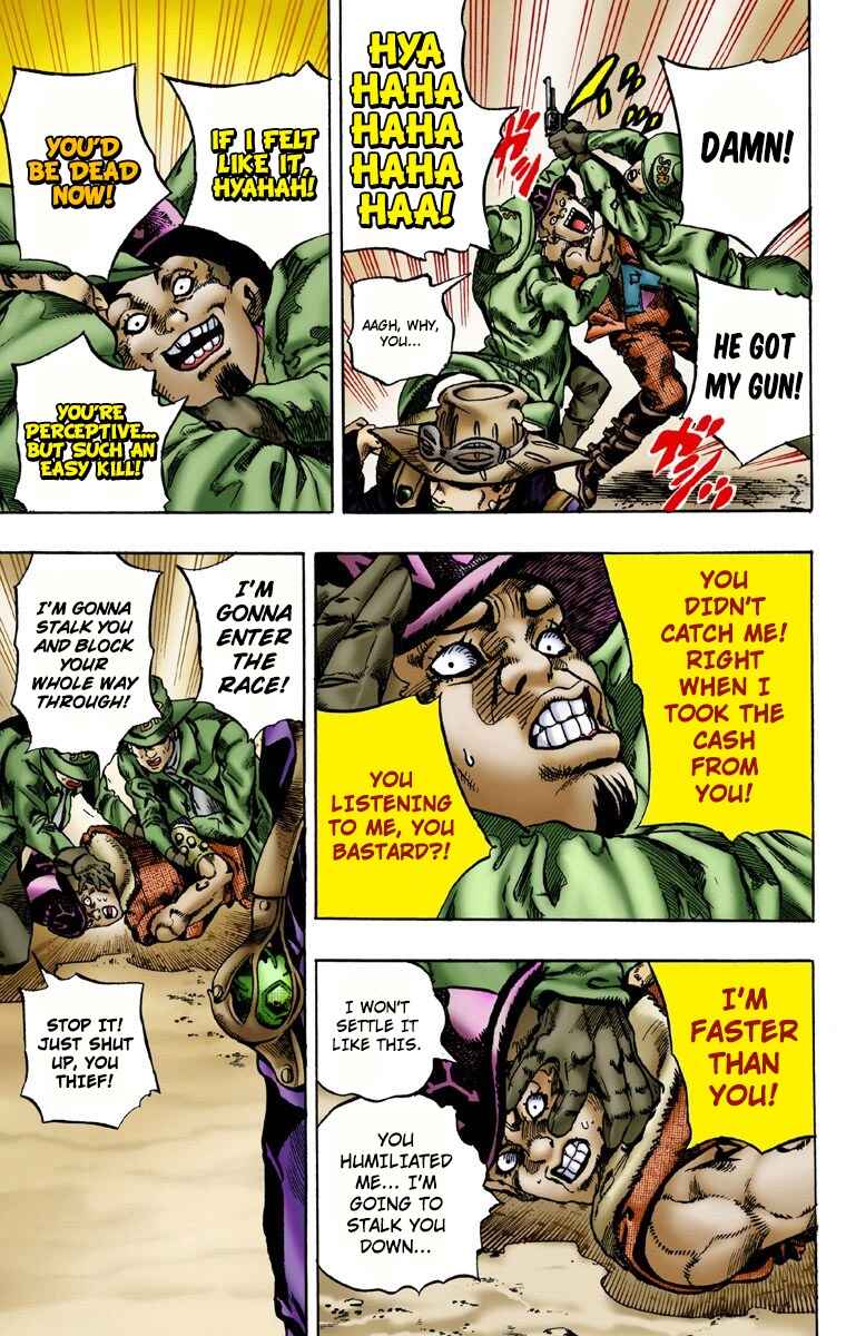 Page 14 Chapter 2 JoJos Bizarre Adventure, Part 7: Steel Ball Run (Official Colored)