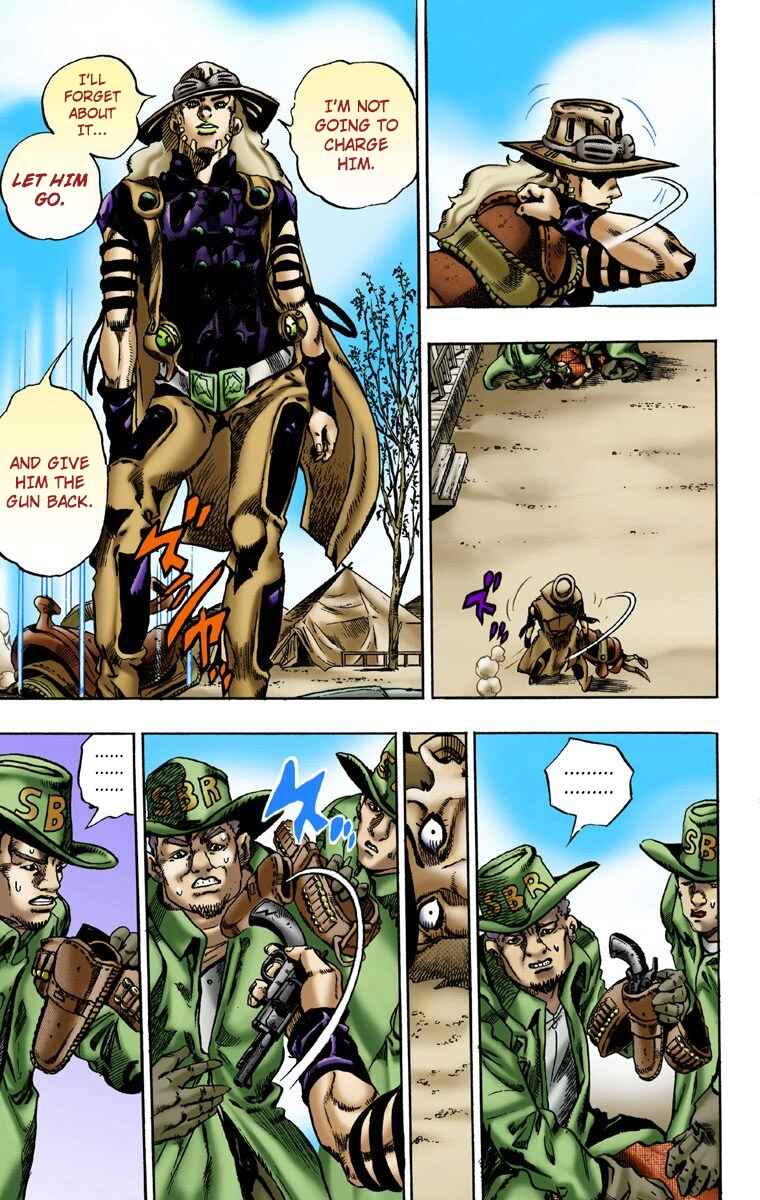 Page 16 Chapter 2 JoJos Bizarre Adventure, Part 7: Steel Ball Run (Official Colored)